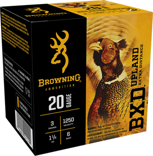 Browning Ammo B193512036 BXD Upland 20Gauge 3" 1 1/4oz 6Shot 25 Rounds