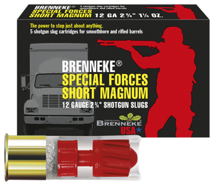Brenneke Special Forces Short Magnum Slugs 12 ga. 2 3/4 in. 1 1/4 oz. 5 rd.
