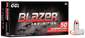 CCI Blazer Pistol Ammo 45 ACP 230 gr. FMJ 50 rd.