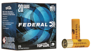Federal Top Gun Shotgun Ammo 20 ga. 2 .75 in. 7/8 oz. 9 Shot 25 rd.