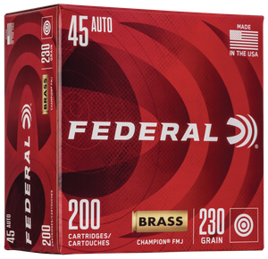 Federal Champion 45 ACP Full Metal Jacket 230 Grain 200 Rounds
