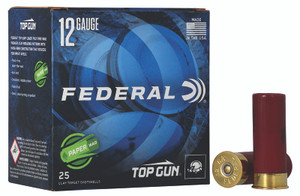 12GA 2-3/4" 1OZ #7.5 Stl PaperWad TopGun - TG12WS1 7.5