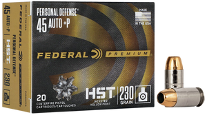 Federal Hst 45 Acp Hollow Point 230 Grain 20 Rounds