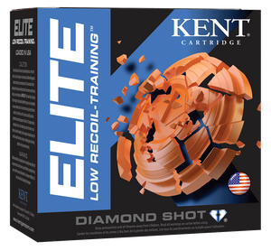Kent Cartridge E12L248 Elite Low Recoil-Training 12 Gauge 2.75" 7/8 oz 8 Shot 25 Rounds