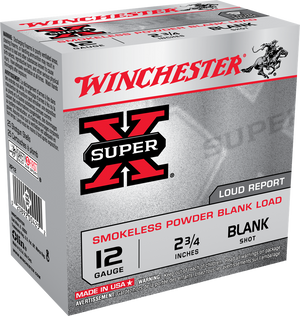 Winchester Super-X Smokeless Load 12 ga. 2.75 in. Blanks 25 rd.