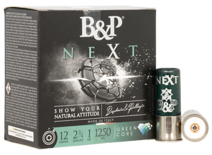 B&P 12B1NX75 Next  12Gauge 2.75" 1oz 7.5Shot 25 Rounds