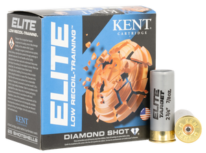 Kent Cartridge E12LB248 Elite  12Gauge 2.75" 7/8oz 8Shot 25 Per Box/10 Case