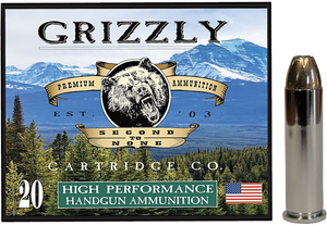 Grizzly Ammo GC357M9   357Mag 148gr Jacketed Hollow Point 20 Per Box/10 Case