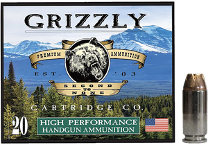 Grizzly Ammo GC4SW4   40S&W 180gr Jacketed Hollow Point 20 Per Box/10 Case