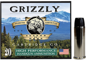 Grizzly Ammo GC44M9   44Mag 260gr Wide Flat Nose Gas Check 20 Per Box/10 Case