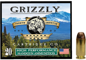 Grizzly Ammo GC4SW1   40S&W 200gr Jacketed Hollow Point 20 Per Box/10 Case