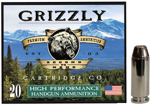Grizzly Ammo GC10M4   10mmAuto 180gr Jacketed Hollow Point 20 Per Box/10 Case