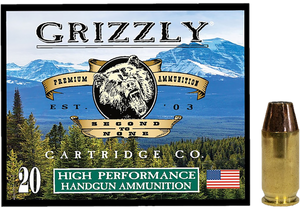 Grizzly Ammo GC45A+P8   45ACP+P 230gr Jacketed Hollow Point 20 Per Box/10 Case