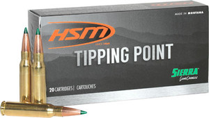 HSM Tipping Point 270 Winchester Sierra GameChanger 140 Grain 20 Rounds