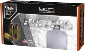 Liberty Ammunition LAR90662   9mm 100gr 50 Rounds