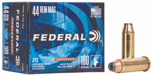 Federal Power-Shok 44 Remington Magnum Jacketed Hollow Point 180 Grain 20 Rounds