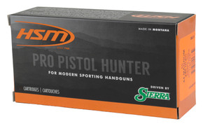 Hsm, Pro Pistol Hunter, 44 Magnum, Sierra Jacketed Hollow Cavity, 240 Grain, 50 Rounds