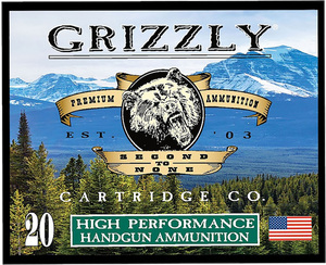 Grizzly Ammo GC10M6   10mmAuto 165gr Jacketed Hollow Point 20 Per Box/10 Case