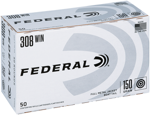 Federal American Eagle 308 Winchester Full Metal Jacket 150 Grain 50 Rounds