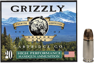 Grizzly Ammo GC9+P+CM10   9mm+P 124gr Jacketed Hollow Point 20 Per Box/10 Case