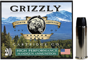 Grizzly Ammo GC44M16   44Mag 300gr Wide Flat Nose Gas Check 20 Per Box/10 Case