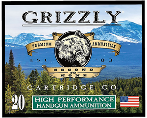 Grizzly Ammo GC38SP+P9   38Special+P 148gr Full Metal Jacket Flat Point 20 Per Box/10 Case