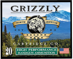 Grizzly Ammo GC44M+P2   44Mag+P 240gr Jacketed Hollow Point 20 Per Box/10 Case