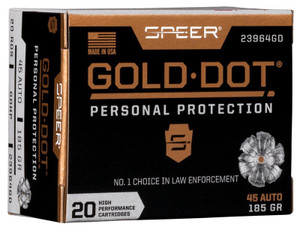 Cci Gold Dot 45 ACP Hollow Point 185 Grain 20 Rounds