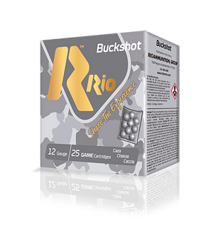 Rio Ammunition RB121225 Royal Buck  (4X3) 12Gauge 2.75" 1Buck Shot 25 Per Box/10 Case