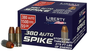 Liberty Spike .380ACP 55gr 20/Bx
