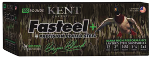 Kent Cartridge CC123FSP363X5 Fasteel + Precision Steel Sports South Exclusive Bayou Blend 12Gauge 3" 1 1/4oz 3x5Shot 200 Rounds