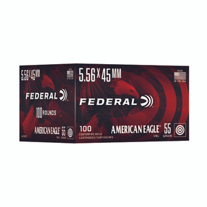 Federal American Eagle 5.56 NATO 55gr FMJ 100rd Box