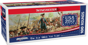 Winchester Universal 250th 12 GA 2.75" 1-1/8oz #7.5 200rd
