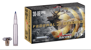 Federal Terminal Ascent 30-06 Springfield 175 Grain 20 Rounds