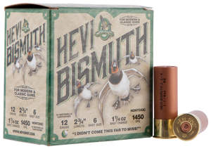 HEVI-Shot HS14706 HEVI-Bismuth  12Gauge 2.75" 1 1/4oz Bismuth 6Shot 25 Rounds