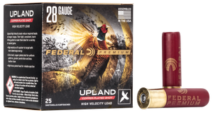 Federal Premium Upland Wing-Shok Ammo 28 ga. 2.75 in. 3/4 oz. 6 Shot 25 rd.