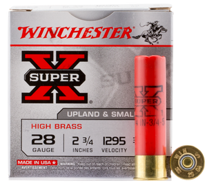 Winchester Super-X High Brass Heavy Game Load 28 ga. 2.75 in. 3/4 oz. 5 Shot 25 rd.