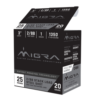 Migra Ammunitions M20S46 Combinational  20Gauge 3" 1oz 4/6Shot 25 Rounds