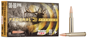 Federal Premium Rifle Ammo 30-06 Sprg. 180 gr. Barnes TSX 20 rd.
