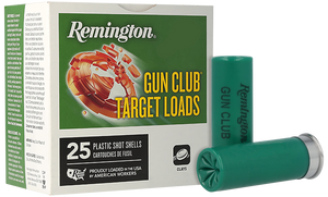 Remington Ammunition 20230 Gun Club  12Gauge 2.75" 1 1/8oz 8Shot 25 Rounds