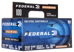 Federal Speed-Shok Load 12 Gauge 3 in. 1 1/4 oz. BB Shot 100 rd.