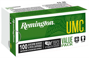 Remington UMC 40 S&W Full Metal Jacket 180 Grain 100 Rounds