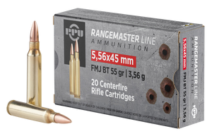 Prvi Partisan Rangemaster 5.56x45mm NATO Full Metal Jacket Boat Tail 55 Grain 1000 Rounds