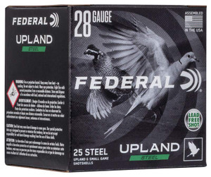 Federal Upland Steel Shotgun Ammo 28 ga. 2.75 in. 5/8 oz. 6 Shot 25 rd.