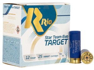 Rio Ammunition STT32LR8 Team Target  12Gauge 2.75" 1 1/8oz 8Shot 25 Rounds