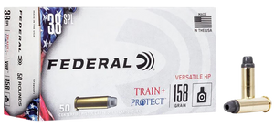 Federal Train + Protect 38 Special VHP 158 Grain 50 Rounds