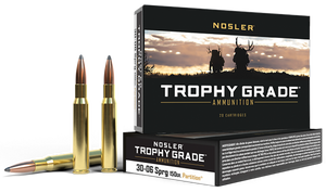 Nosler Trophy Grade 30-06 Springfield Partition Soft Point 150 Grain 20 Rounds