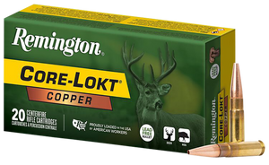 Remington Ammunition R27857 Core-Lokt Copper 300Blackout 120gr Copper Hollow Point 20 Rounds