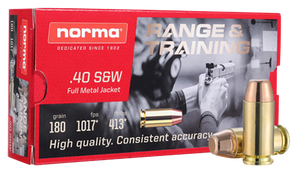 Norma Ammunition 611440020 Self Defense NXD 40S&W 93gr 20 Rounds