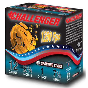 SPORTING CLAY 12 GAUGE 2-3/4'' 1OZ 1250 FPS #7.5 250 CASE